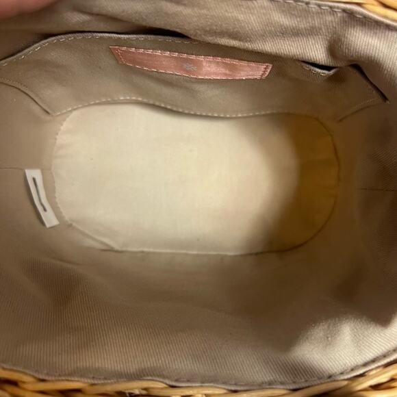 Pamela Munson x Riley Sheehey mini straw handbag wicker Tuckernuck - Picture 6 of 9